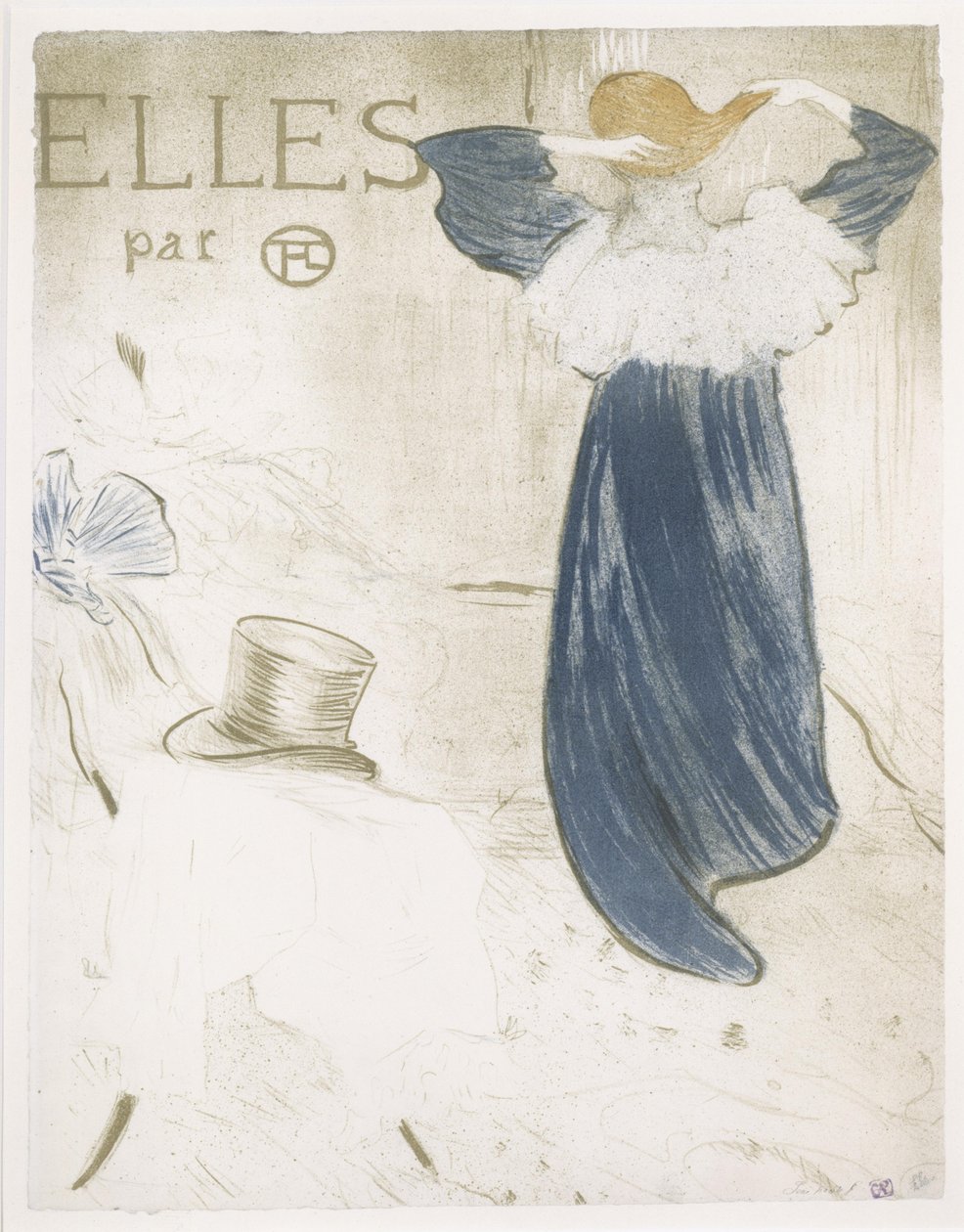 Sarjan ”Elles” kansilehti tekijältä Henri de Toulouse-Lautrec