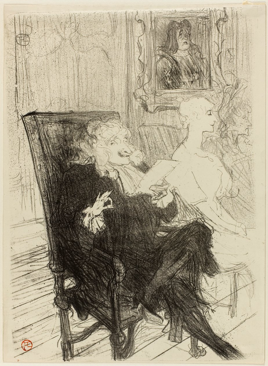 Truffier ja Moreno kirjassa Learned Women tekijältä Henri de Toulouse-Lautrec