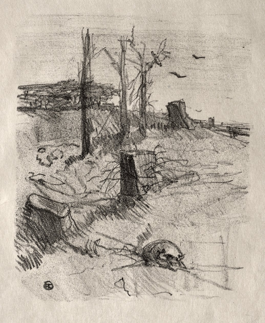 Hautausmaa Galiciassa tekijältä Henri de Toulouse-Lautrec