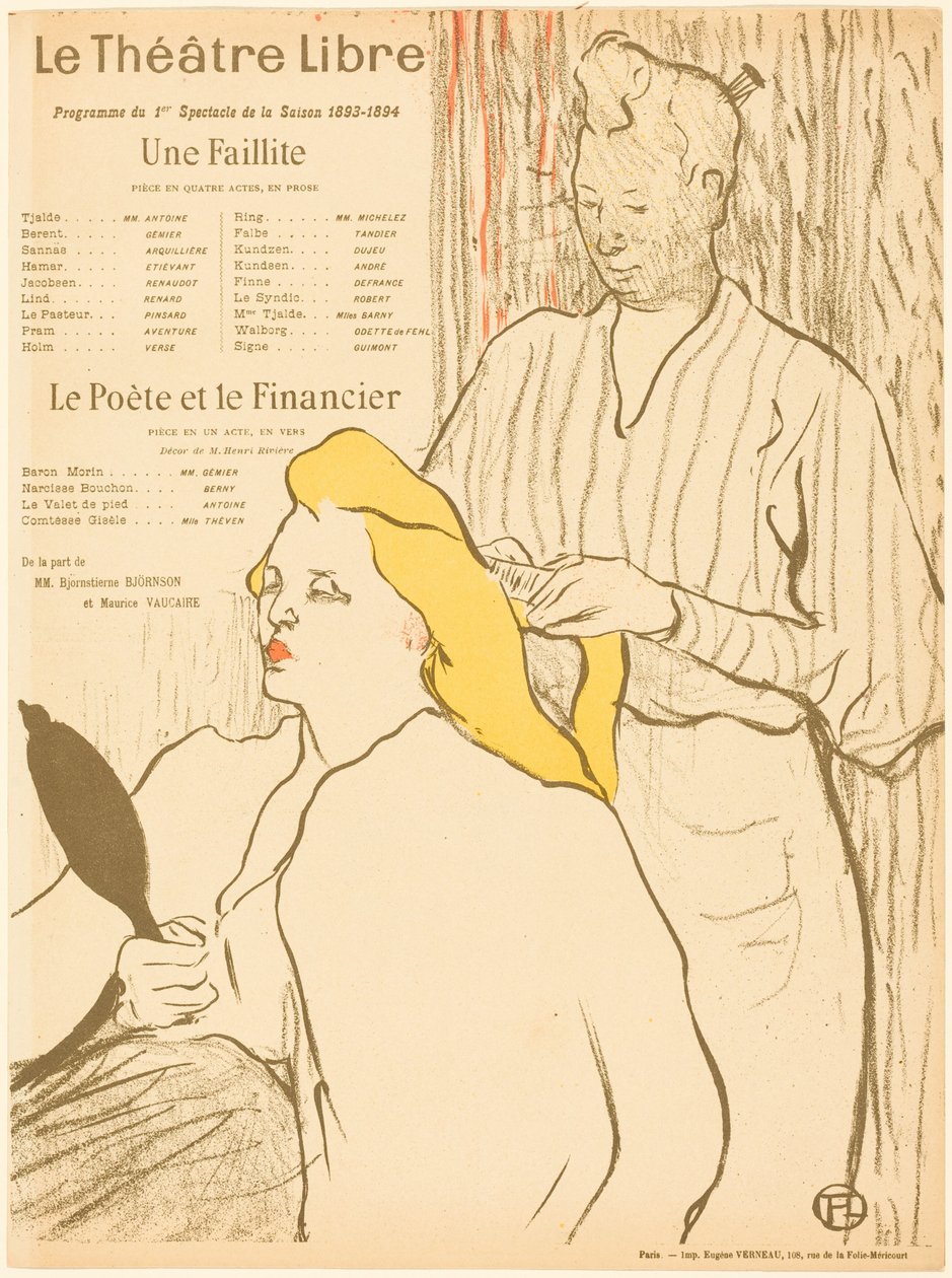 Konkurssi; Runoilija ja rahoittaja tekijältä Henri de Toulouse-Lautrec