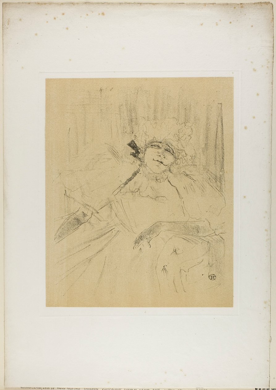 Yvette Guilbert – Vanha kappale, Yvette Guilbertiltä tekijältä Henri de Toulouse-Lautrec
