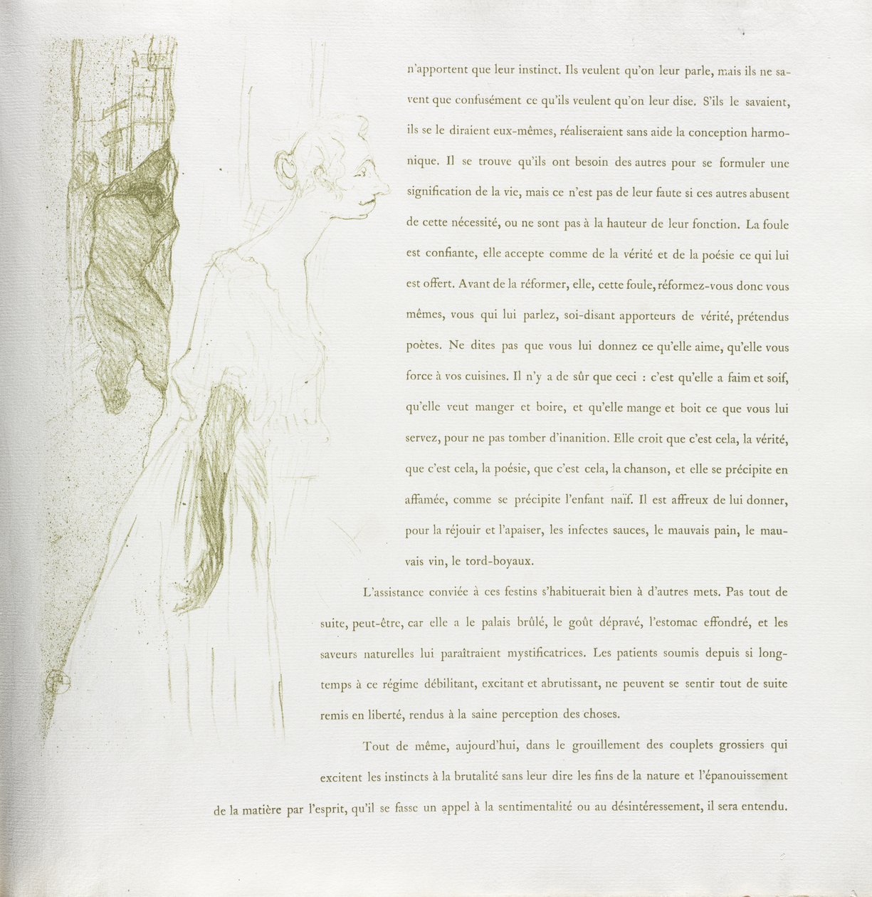 Yvette Guilbert-French-sarja: nro 11 tekijältä Henri de Toulouse-Lautrec