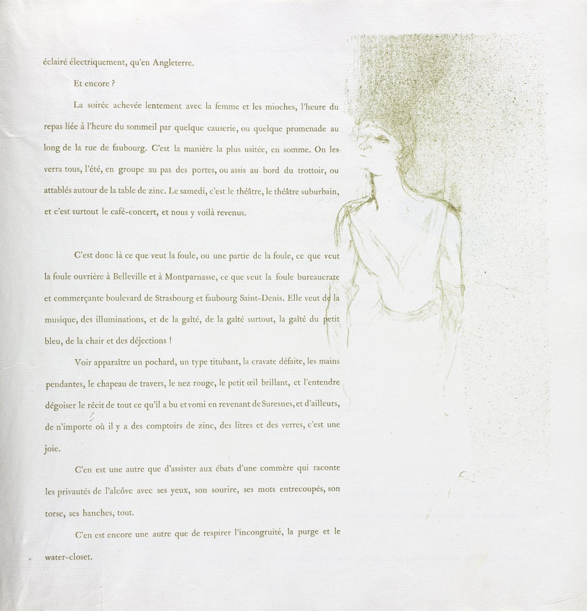 Yvette Guilbert-French-sarja: nro 9 tekijältä Henri de Toulouse-Lautrec