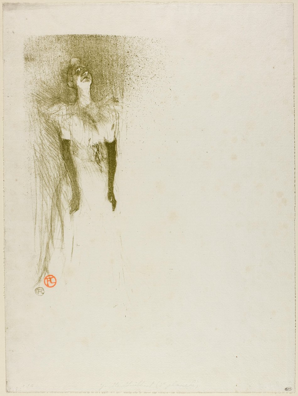 Yvette Guilbert tekijältä Henri de Toulouse-Lautrec