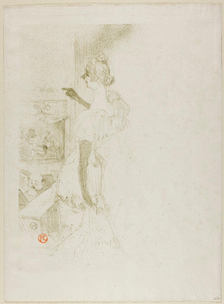 Yvette Guilbert tekijältä Henri de Toulouse-Lautrec