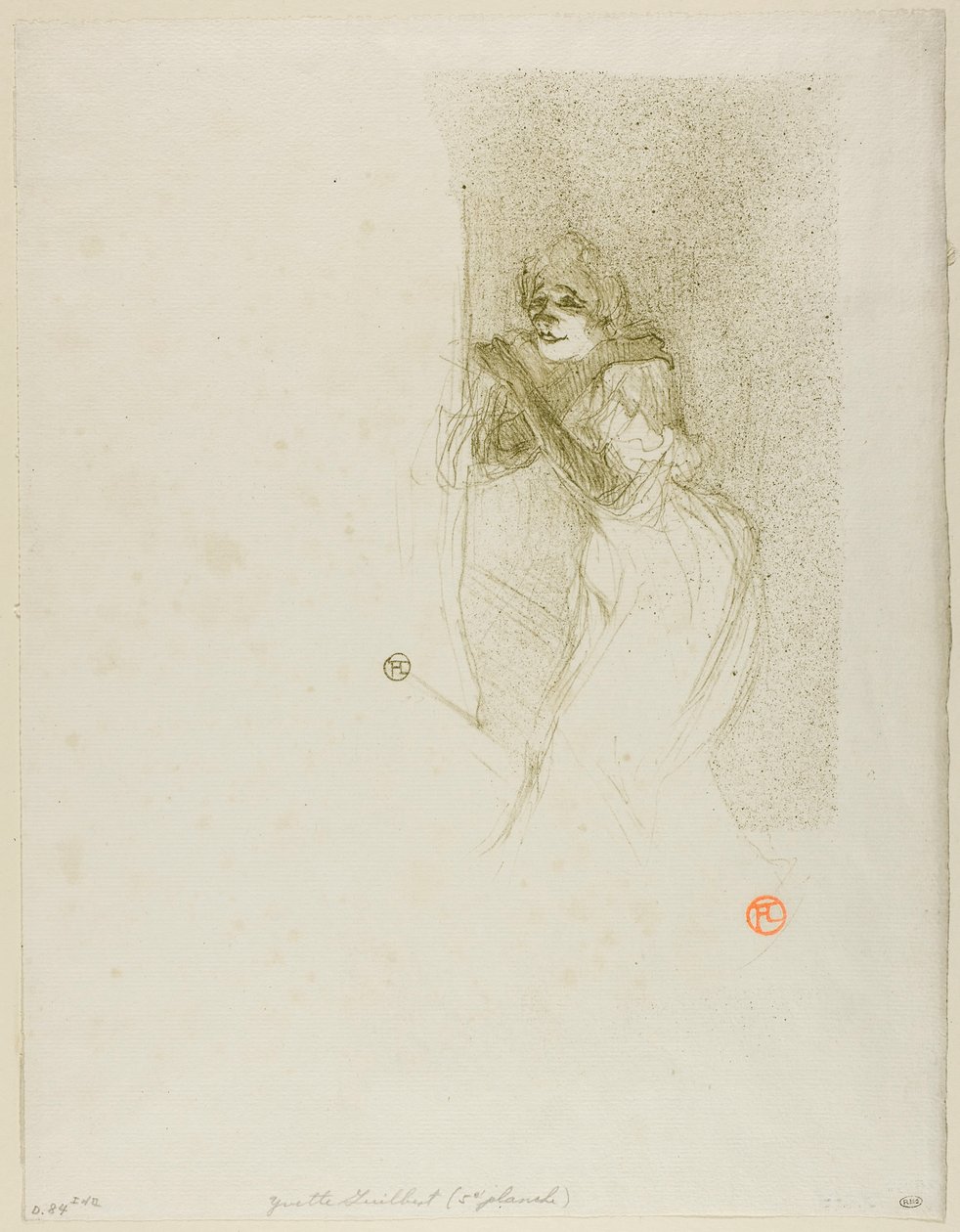 Yvette Guilbert tekijältä Henri de Toulouse-Lautrec