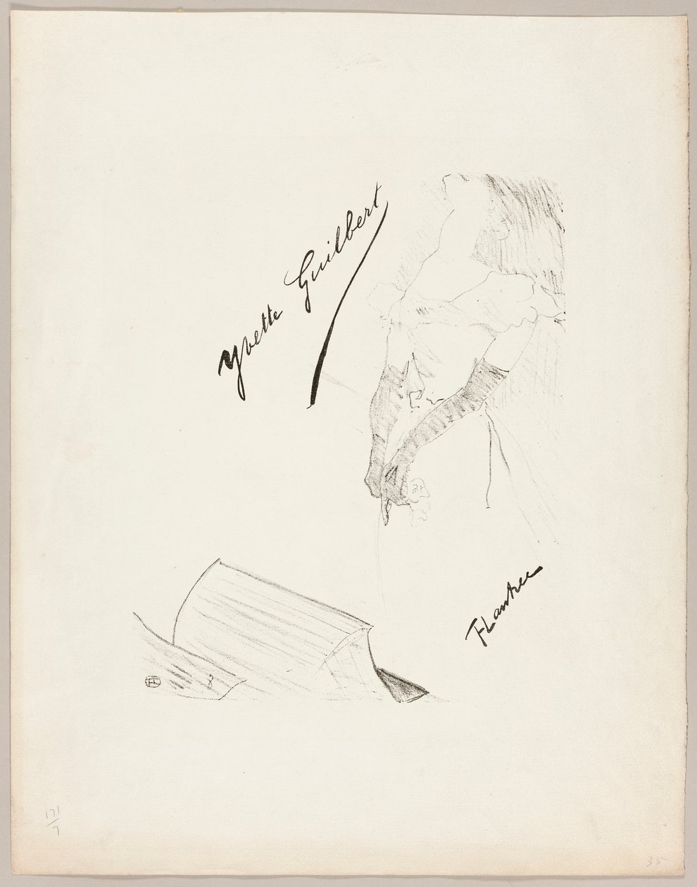Yvette Guilbert tekijältä Henri de Toulouse-Lautrec