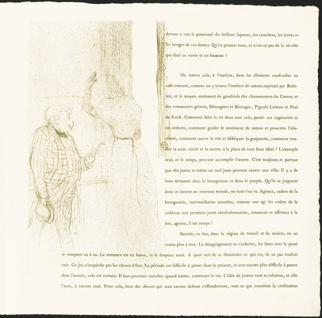 Yvette Guilbert tekijältä Henri de Toulouse-Lautrec
