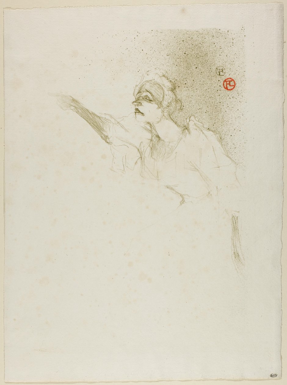 Yvette Guilbert tekijältä Henri de Toulouse-Lautrec