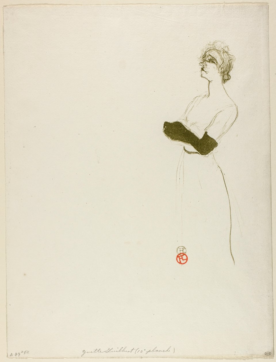 Yvette Guilbert tekijältä Henri de Toulouse-Lautrec