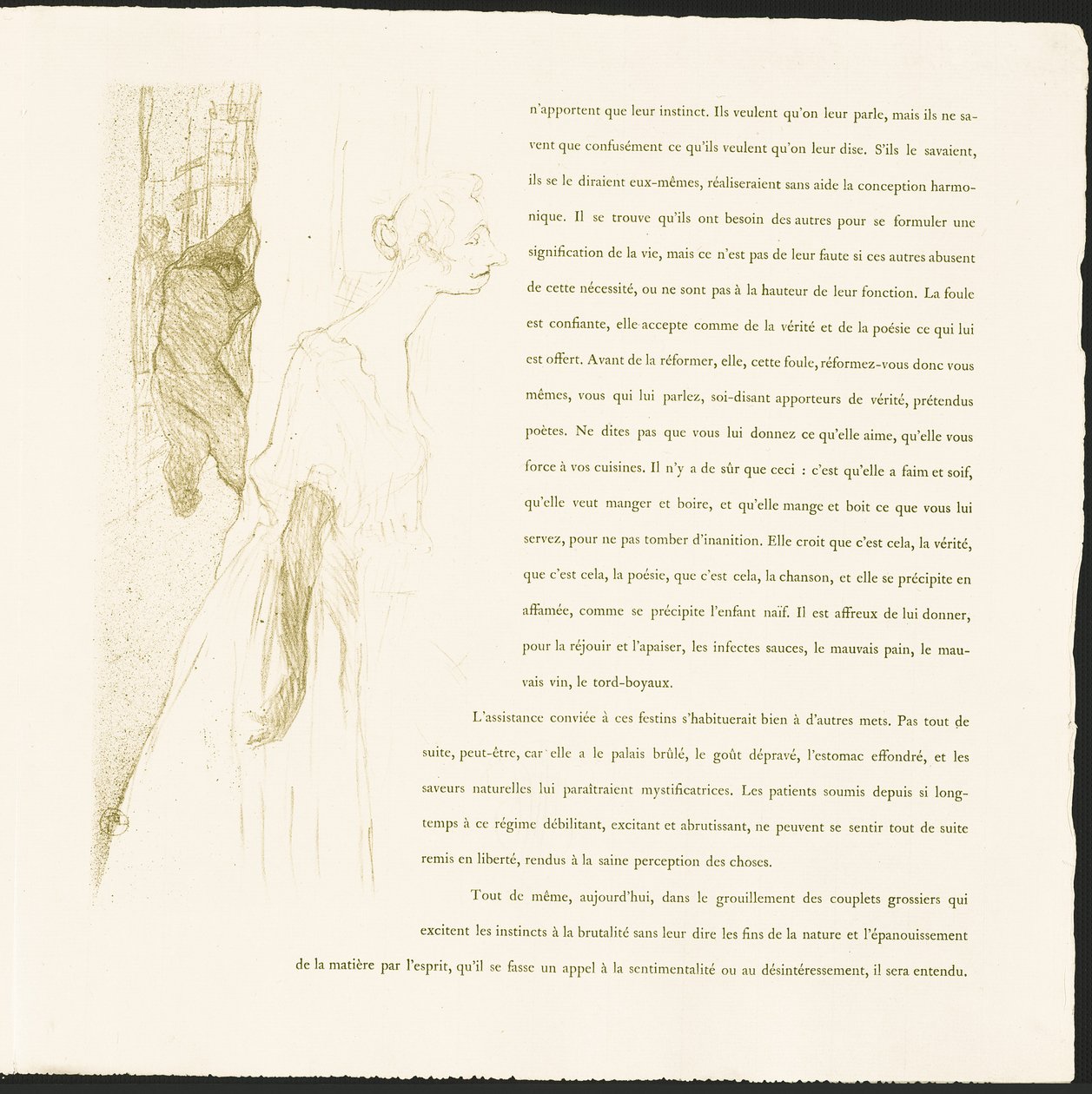 Yvette Guilbert tekijältä Henri de Toulouse-Lautrec