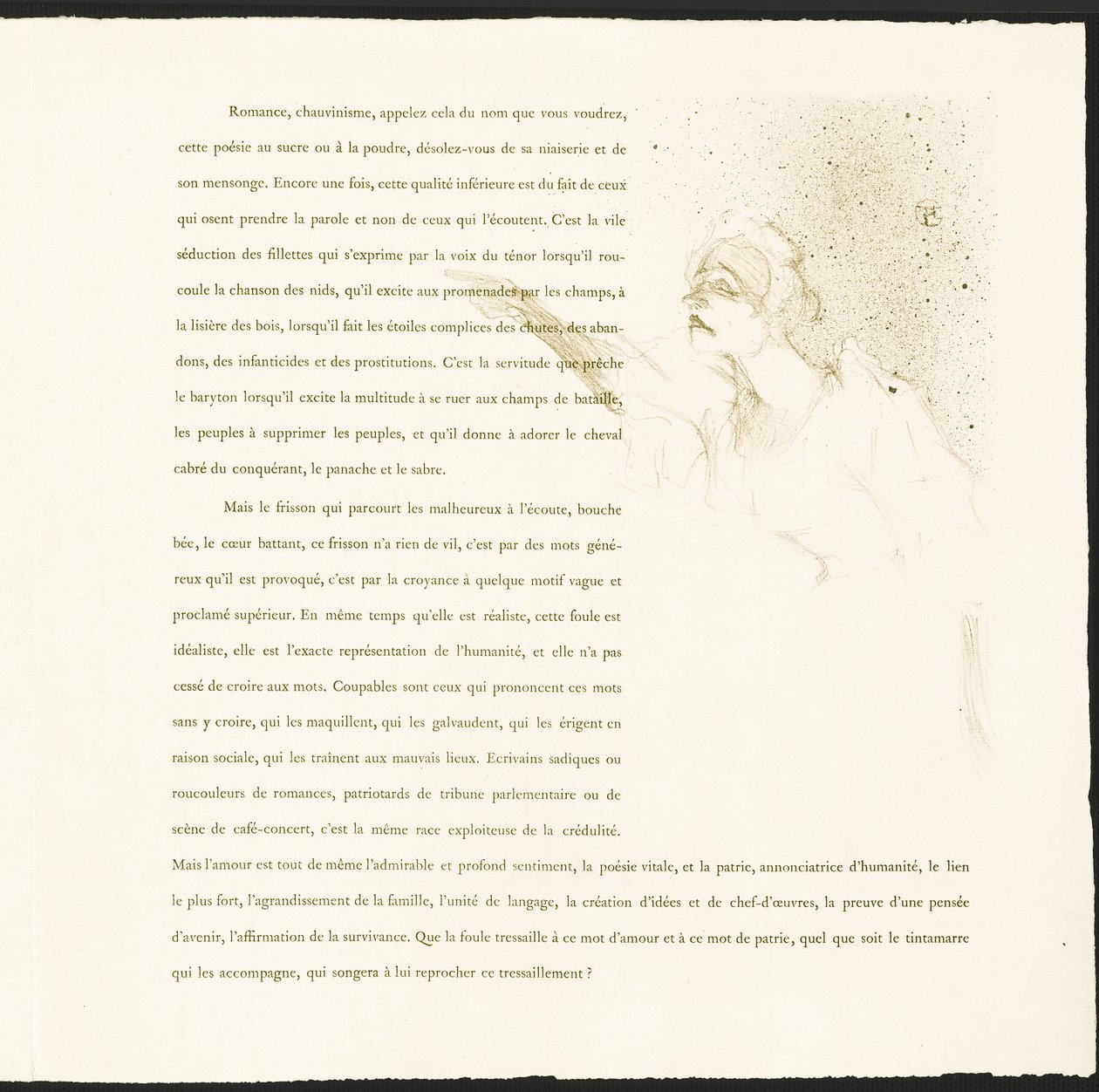 Yvette Guilbert tekijältä Henri de Toulouse-Lautrec
