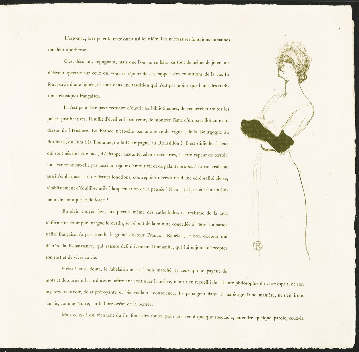 Yvette Guilbert tekijältä Henri de Toulouse-Lautrec