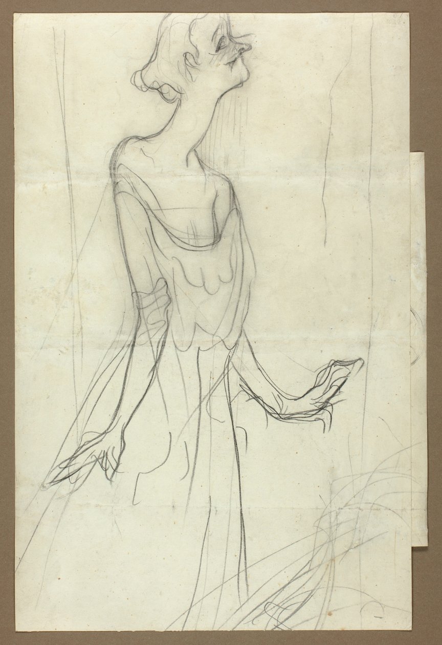 Yvette Guilbert laulaa tekijältä Henri de Toulouse-Lautrec