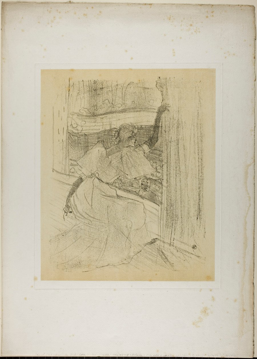 Yvette Guilbert ottaa jousen, Yvette Guilbertiltä tekijältä Henri de Toulouse-Lautrec