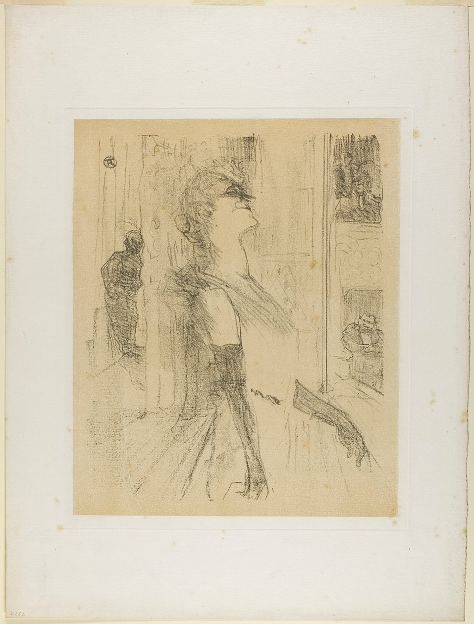 Yvette Guilbert lavalla, Yvette Guilbertiltä tekijältä Henri de Toulouse-Lautrec