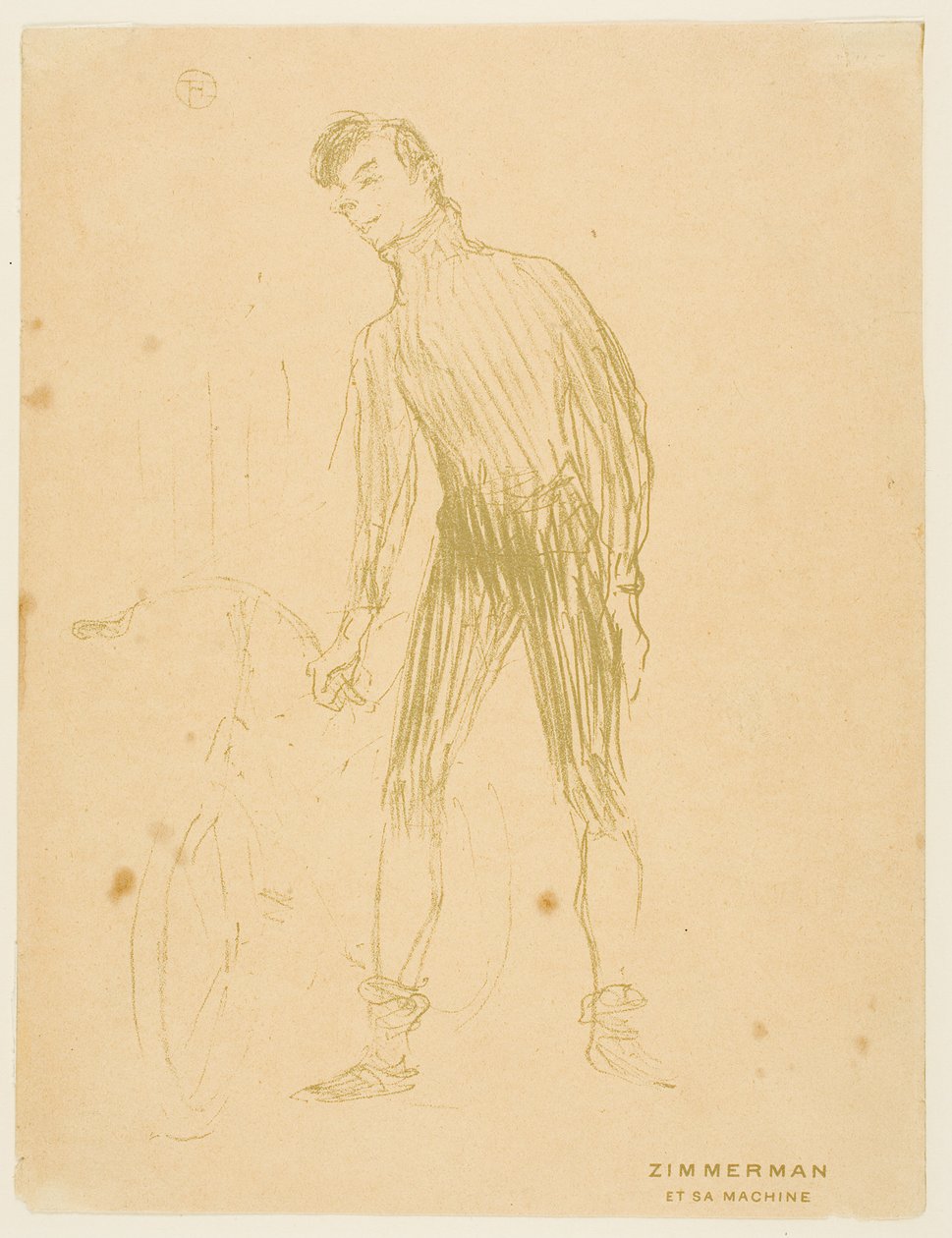 Zimmerman i la seva màquina finlandesa tekijältä Henri de Toulouse-Lautrec