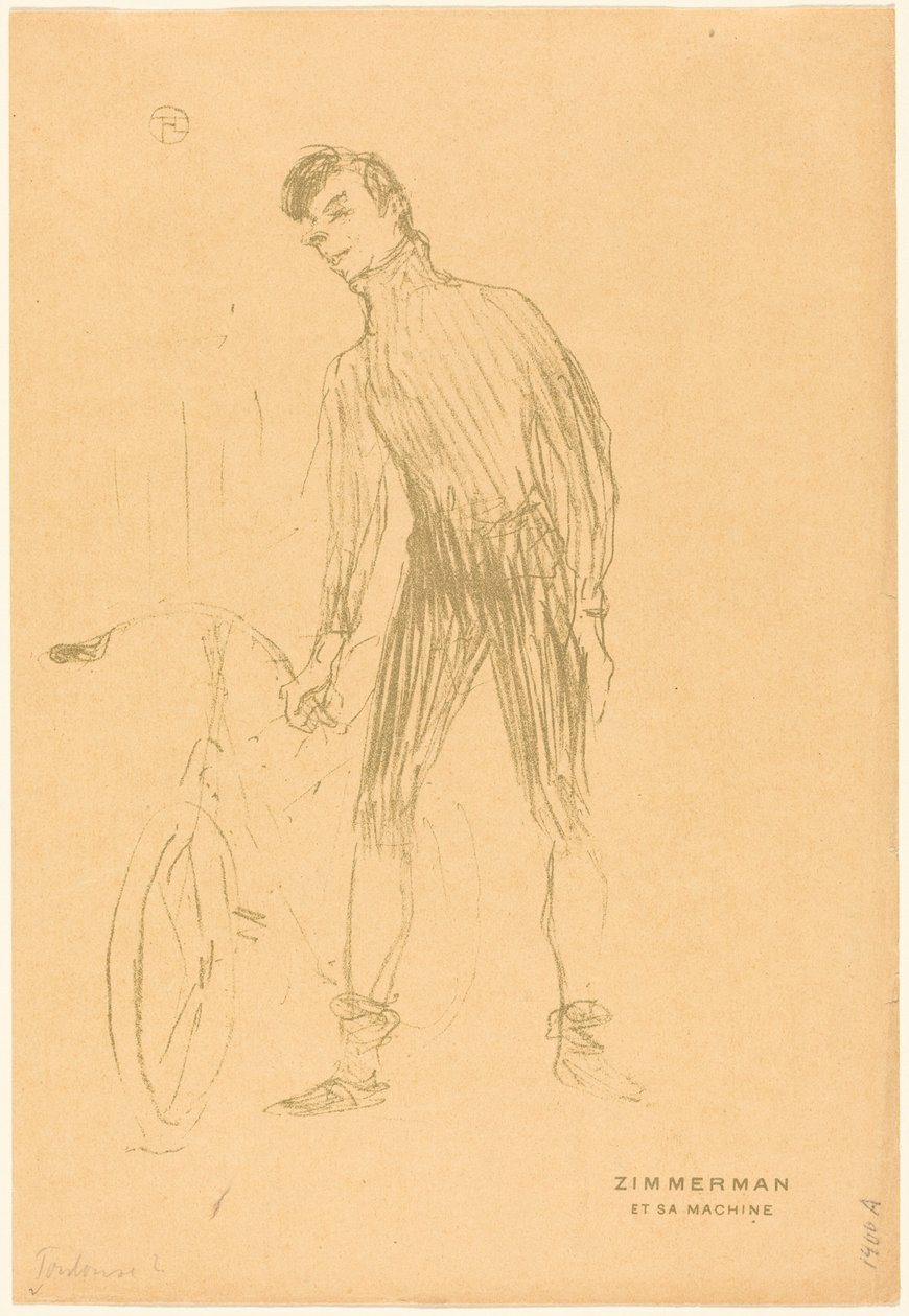 Zimmerman und seine Maschine tekijältä Henri de Toulouse-Lautrec