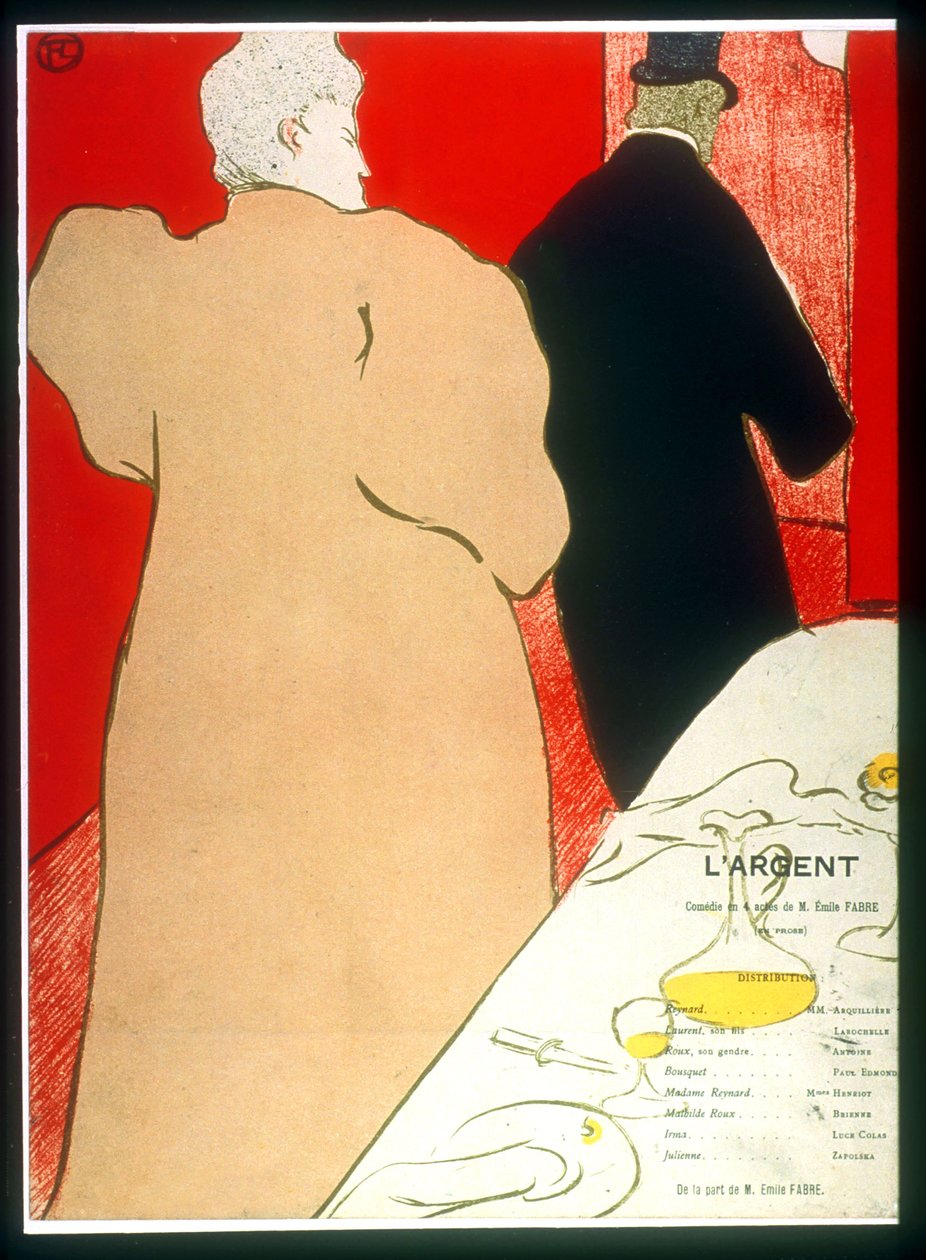 Toulouse-Lautrecin juliste näytelmään L