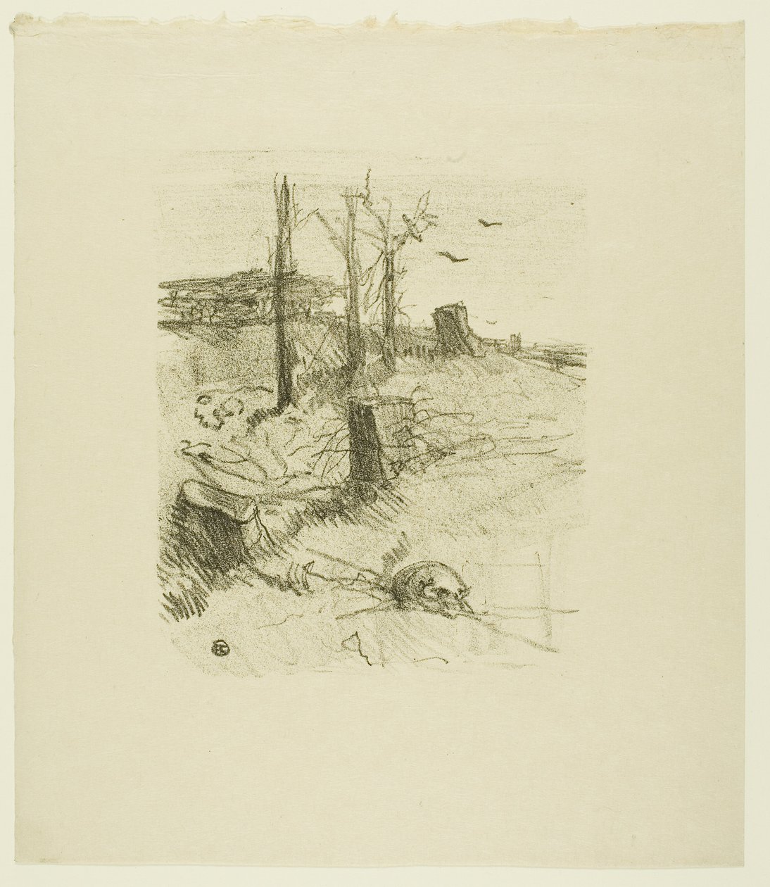 Hautausmaa Galiciassa, Au Pied du Sinaïsta tekijältä Henri de Toulouse Lautrec