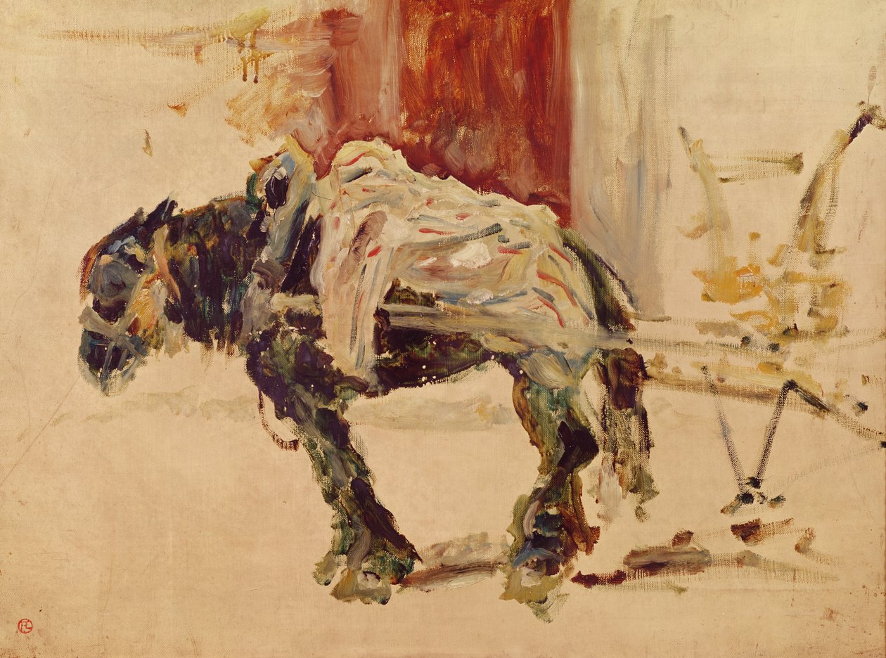 Vetohevonen Céleyranissa, 1881 tekijältä Henri de Toulouse Lautrec