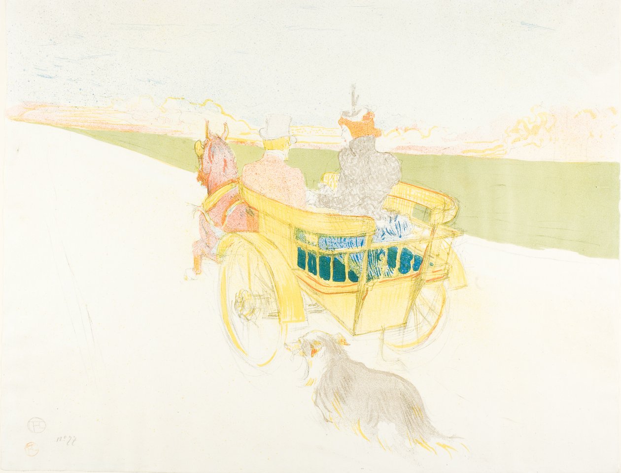 Ajo maalla tekijältä Henri de Toulouse Lautrec