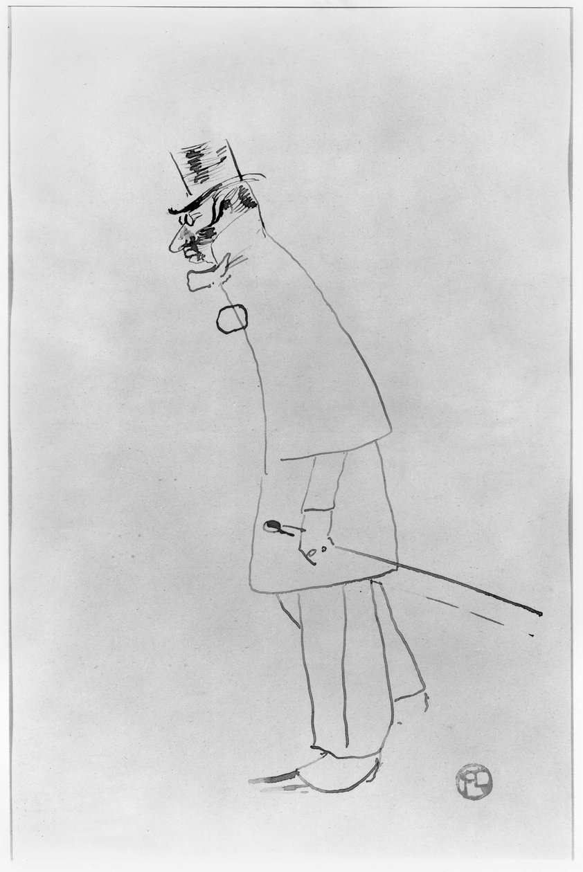 Kotilääkäri, Gabriel Tapie de Celleyran (1869-1930) 1894 tekijältä Henri de Toulouse Lautrec