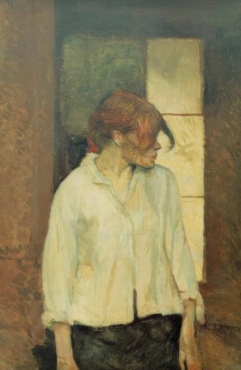 Montrougessa - Rosa la Rouge tekijältä Henri de Toulouse Lautrec