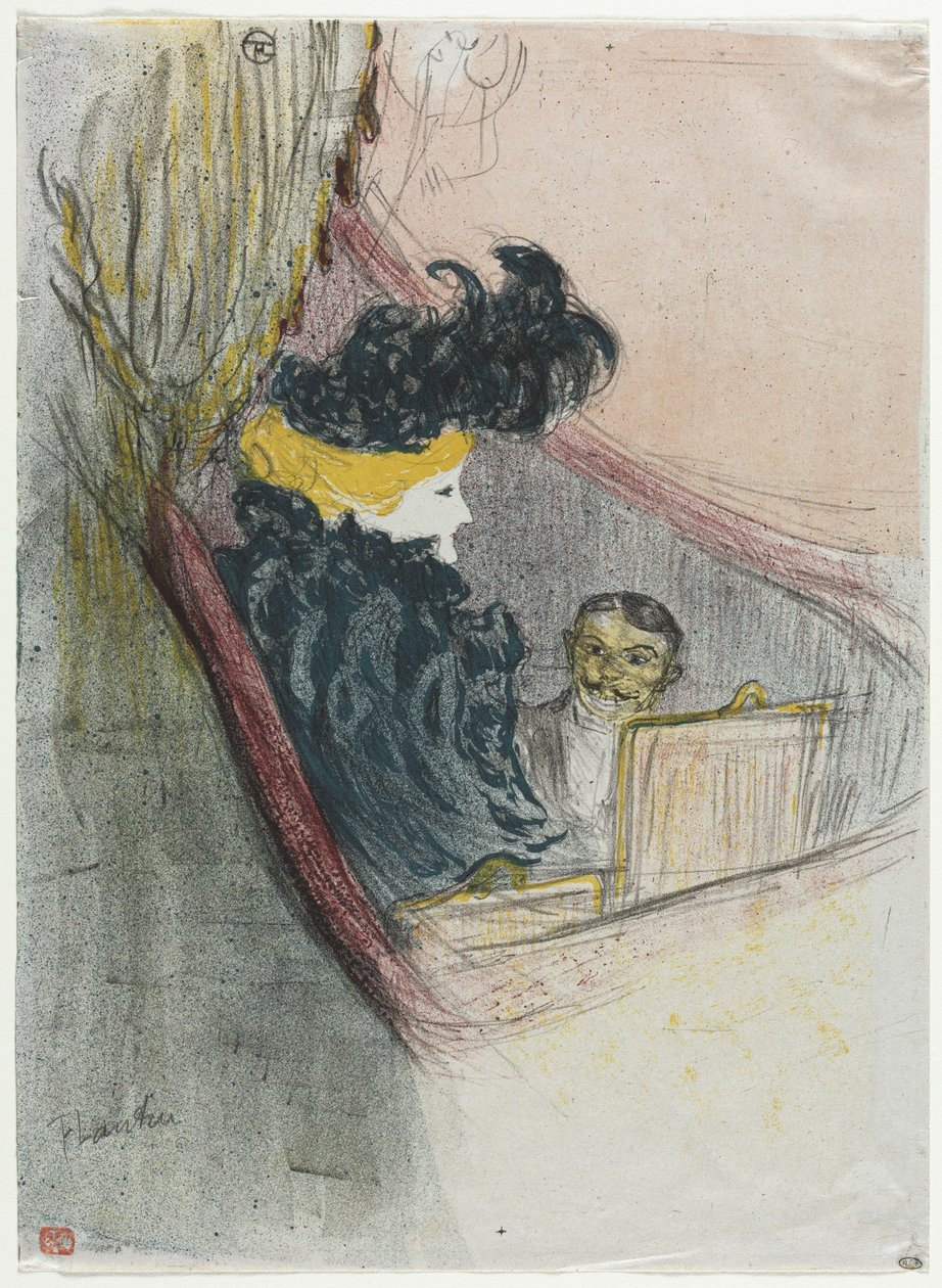 Ruhtinaallinen idylli, Clara Ward tekijältä Henri de Toulouse Lautrec