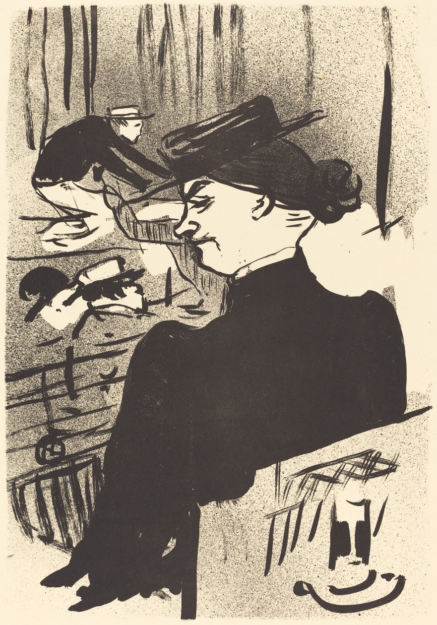 Katsoja Katsoja, 1893. tekijältä Henri de Toulouse Lautrec