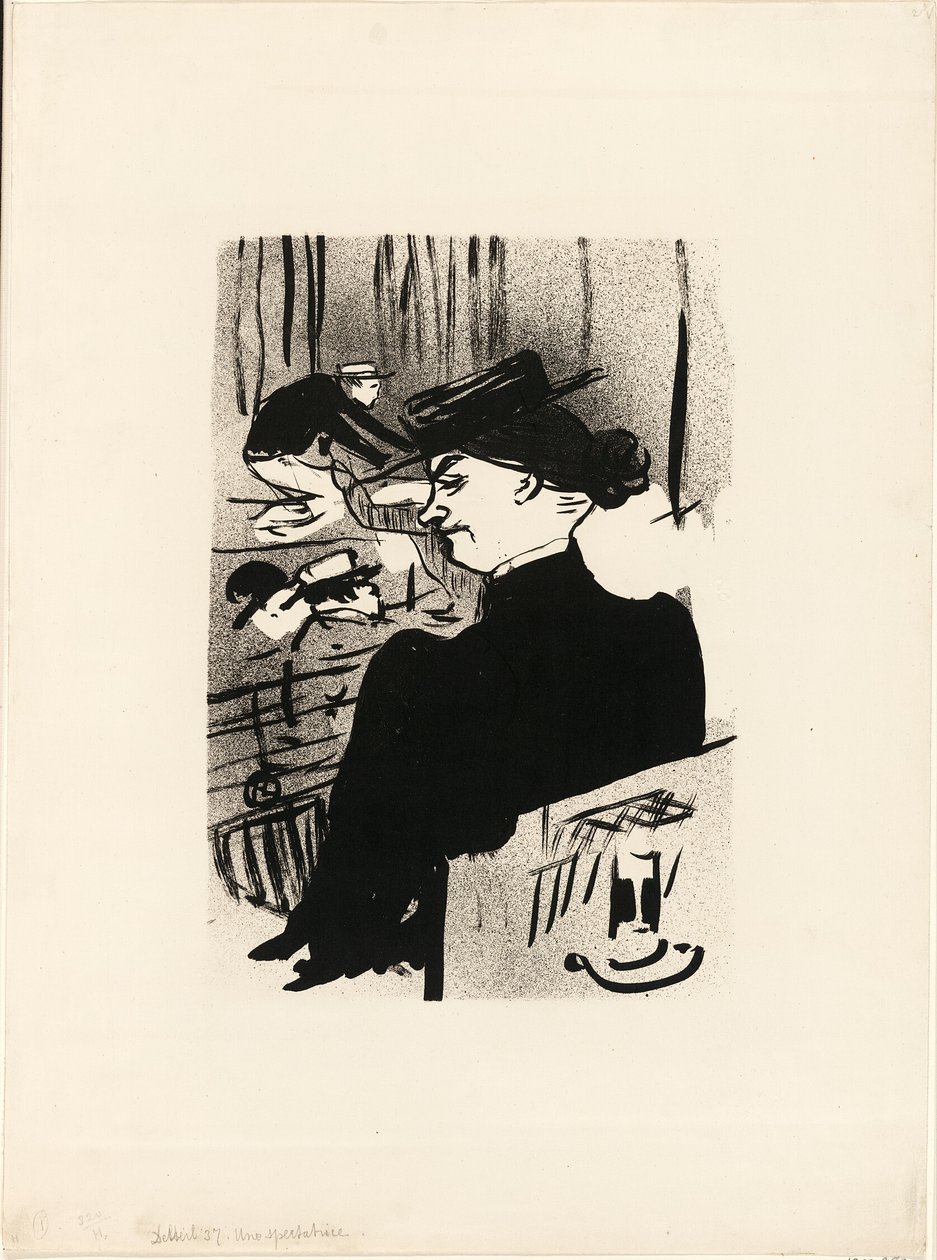 Katsoja, Le Café-Concertista tekijältä Henri de Toulouse Lautrec
