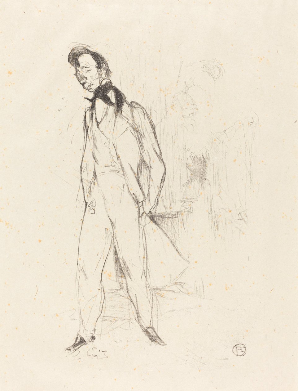 Adolphe tai surullinen nuori mies tekijältä Henri de Toulouse Lautrec