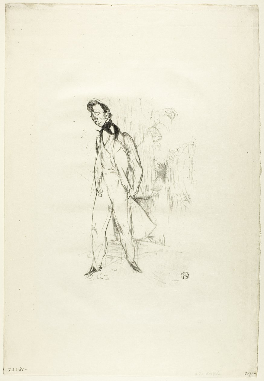 Adolphe eli nuori surullinen mies tekijältä Henri de Toulouse Lautrec