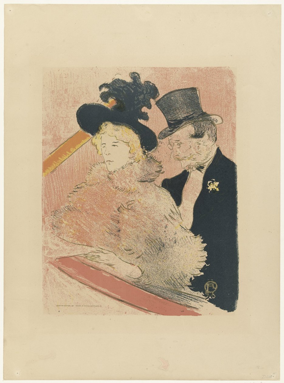 Musteen valmistajan juliste Emilienne d