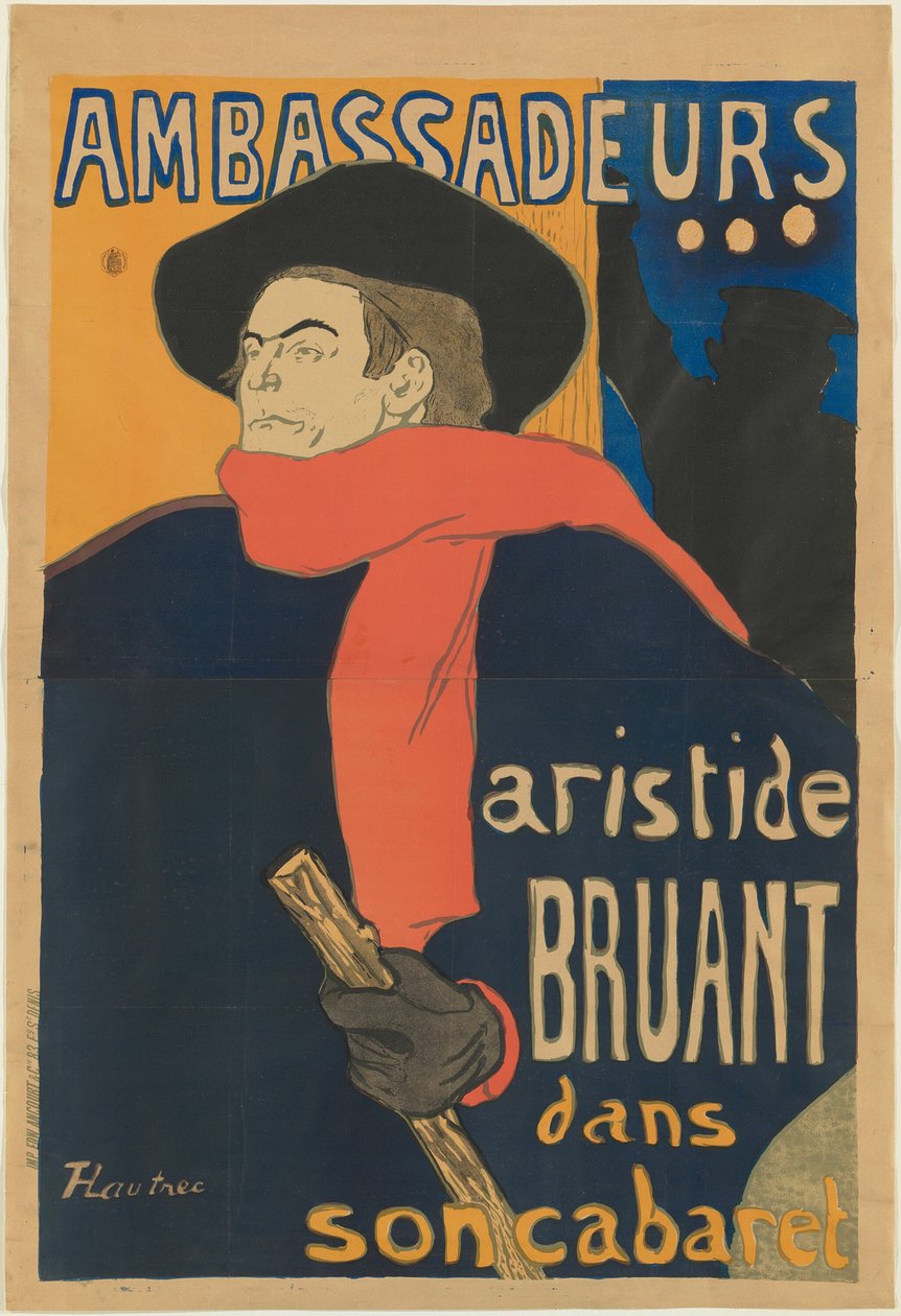 Suurlähettiläät: Aristide Bruant tekijältä Henri de Toulouse Lautrec