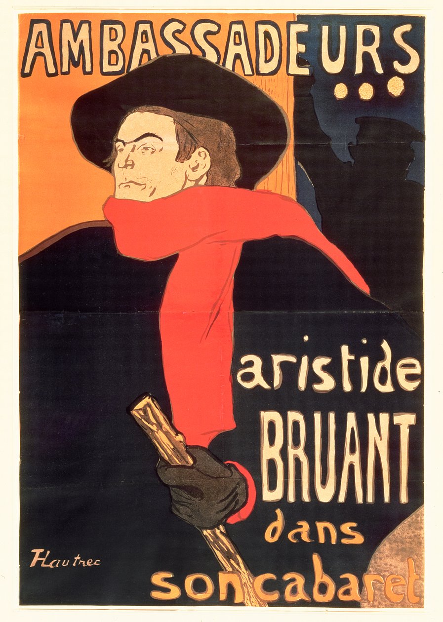 Huonekalut ja erilaiset esineet 1100- ja 1300-luvuilta tekijältä Henri de Toulouse Lautrec