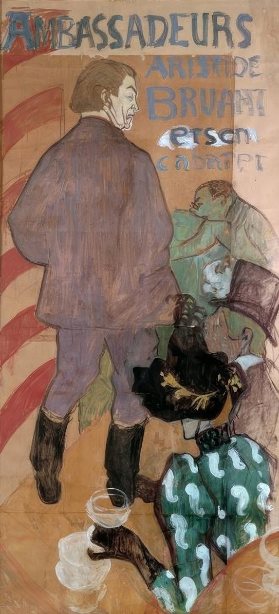 Suurlähettiläät, Aristide Bruant ja hänen kabareensa tekijältä Henri de Toulouse Lautrec