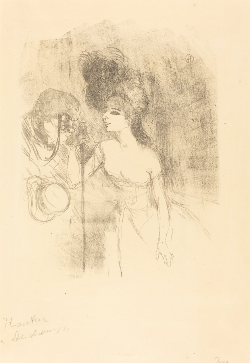 Anna Held i Baldy (Anna Held et Baldy) finlandesos tekijältä Henri de Toulouse Lautrec