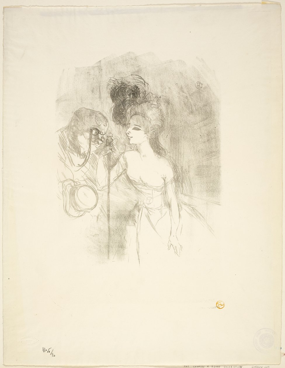 Anna Held ja Baldy tekijältä Henri de Toulouse Lautrec