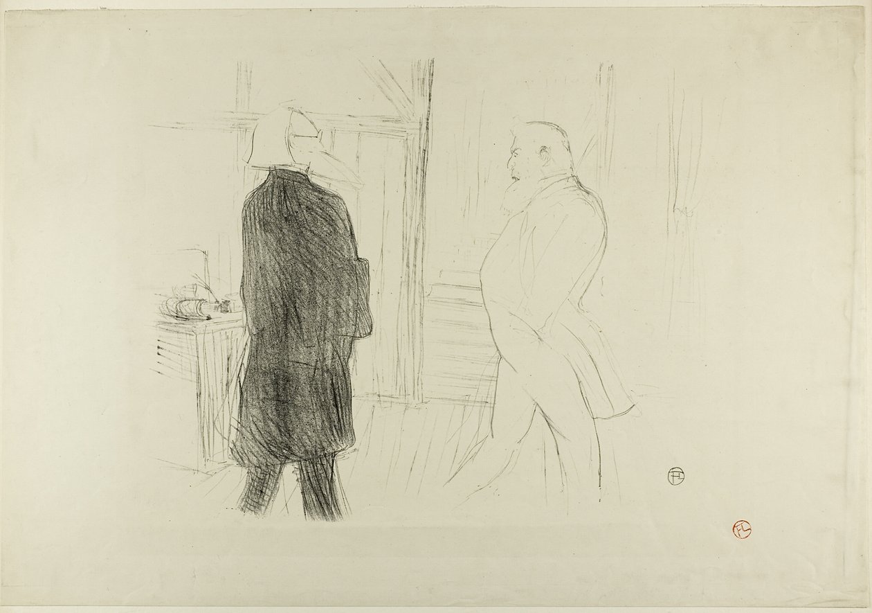 Antoine ja Gémier elokuvassa Konkurssi tekijältä Henri de Toulouse Lautrec