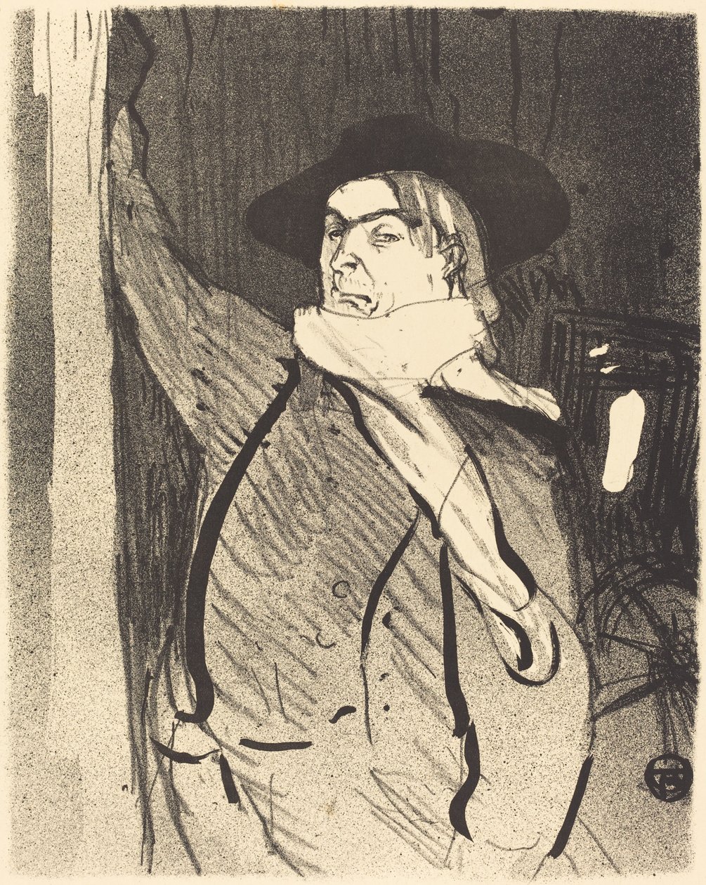 Aristide Bruant, 1893. tekijältä Henri de Toulouse Lautrec