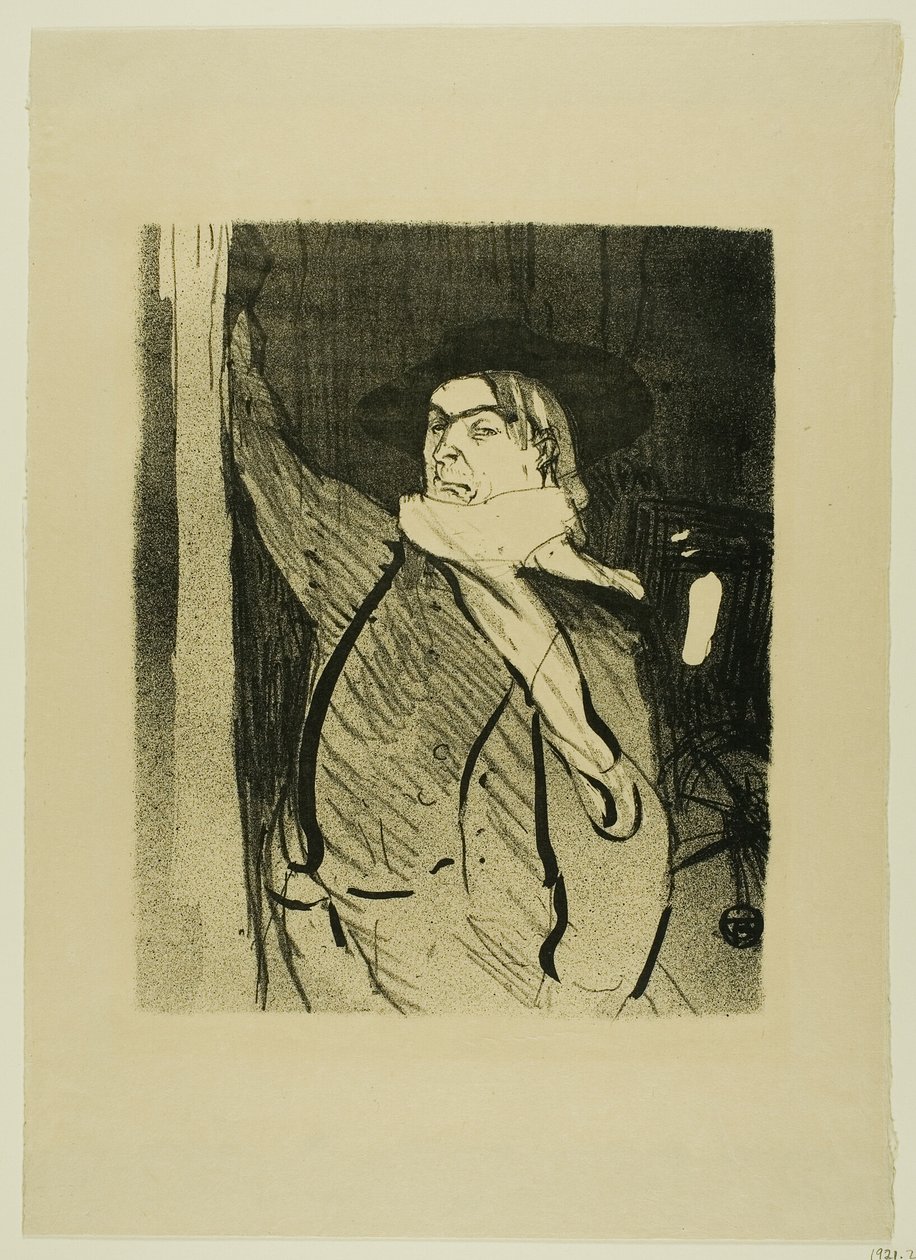 Aristide Bruant, alkaen Le Café-Concert tekijältä Henri de Toulouse Lautrec