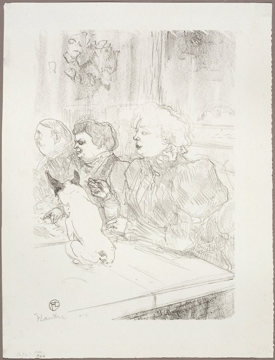 La Sourisissa, Madame Palmyre tekijältä Henri de Toulouse Lautrec