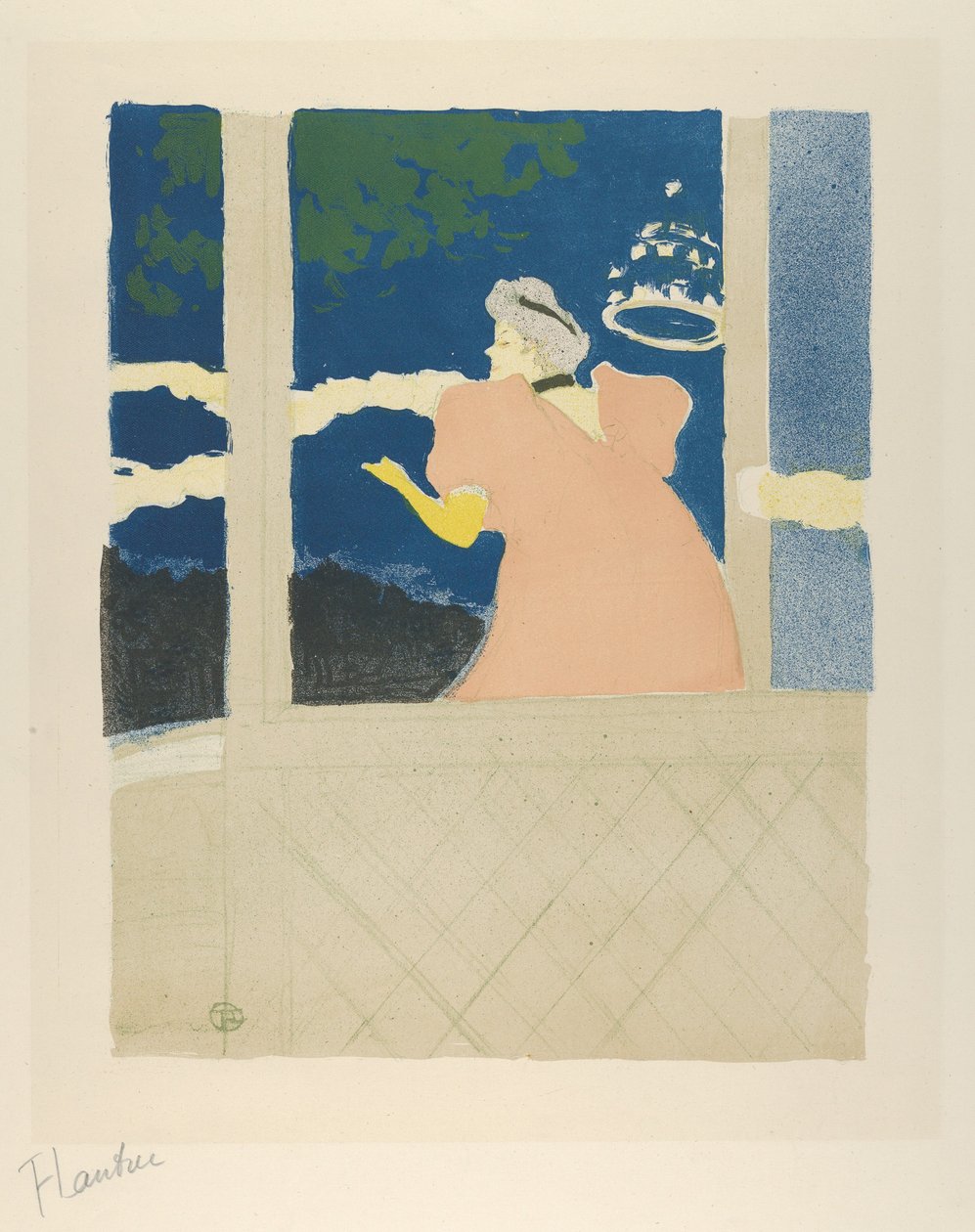 Les Ambassadeurs Au Café -konsertti Kahvilakonsertti, 1894, 1894. tekijältä Henri de Toulouse Lautrec