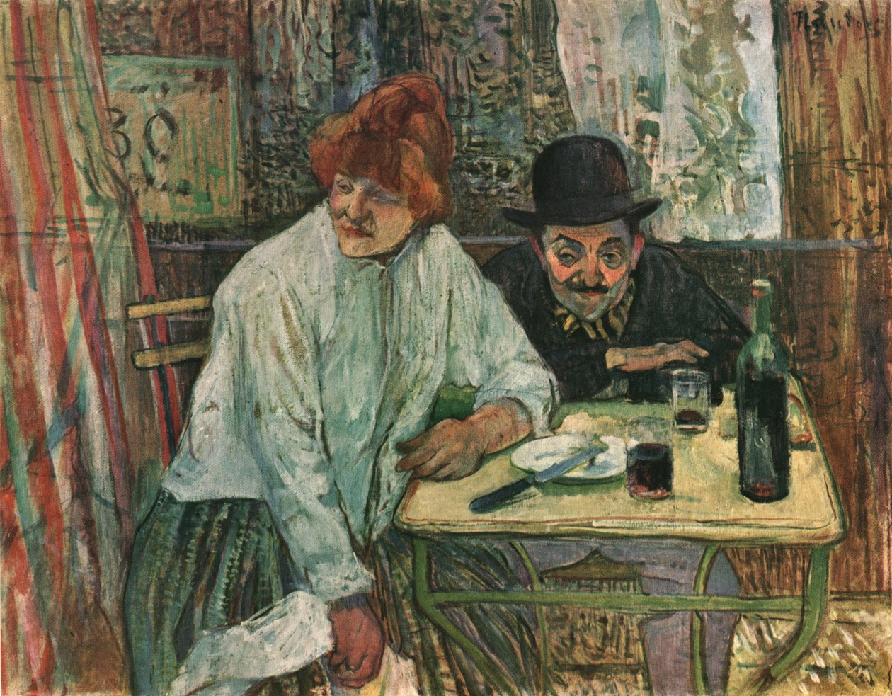 "Café La Miessa", 1891, 1952. tekijältä Henri de Toulouse Lautrec