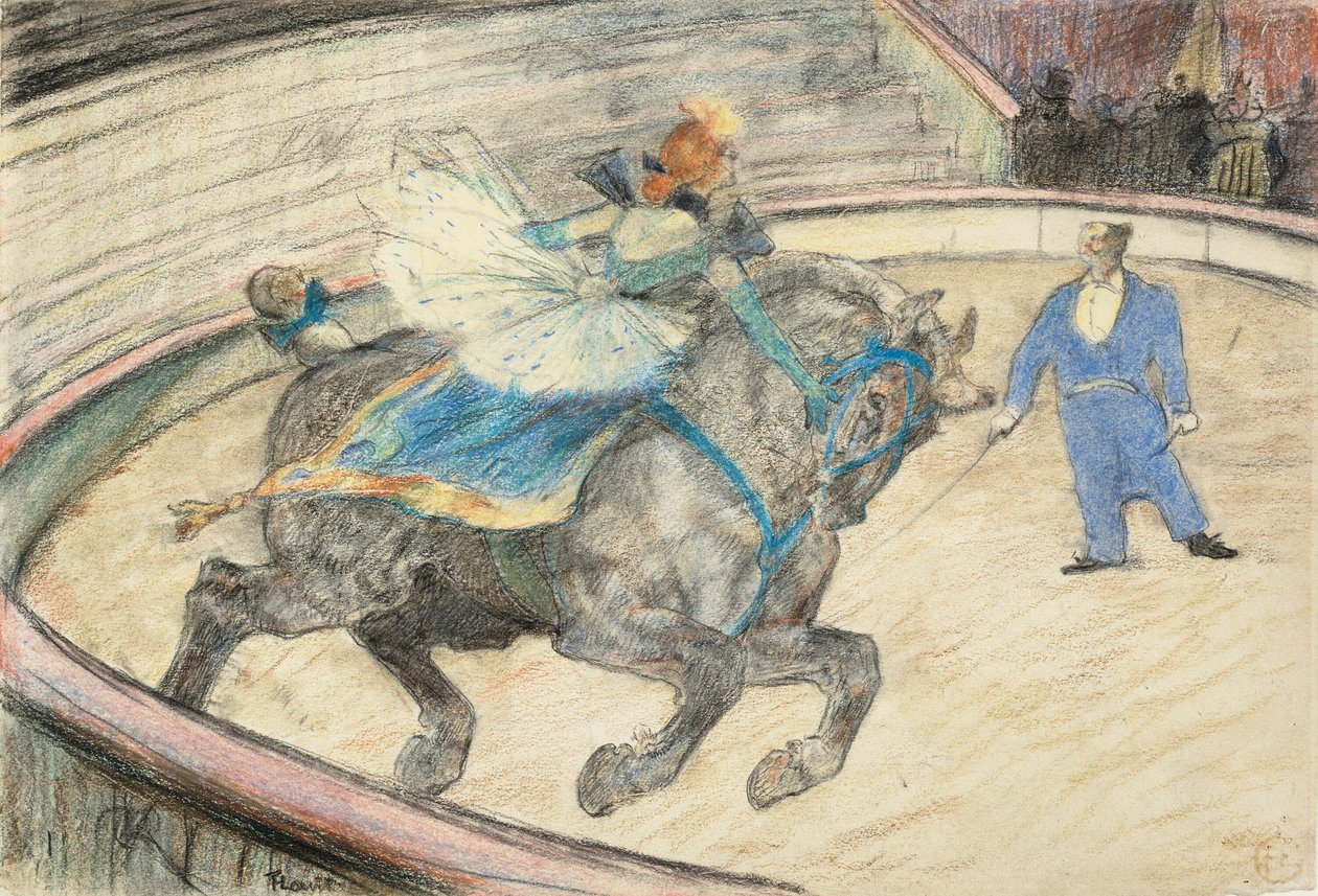 Sirkuksessa: työtä kehässä tekijältä Henri de Toulouse Lautrec
