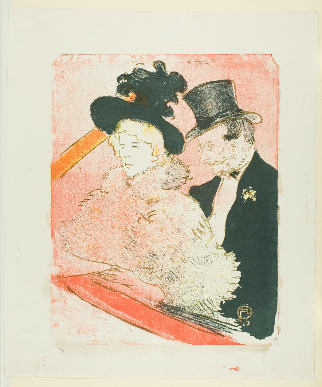 Konsertissa tekijältä Henri de Toulouse Lautrec