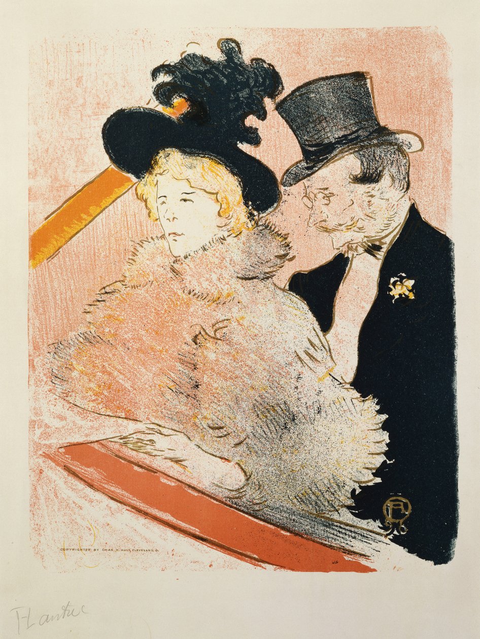 Konsertissa 1896 tekijältä Henri de Toulouse Lautrec