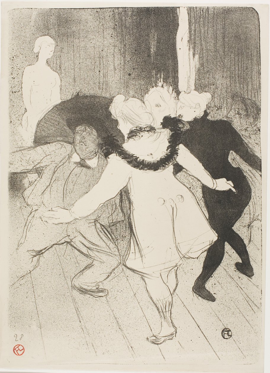 Folies-Bergeressä: Monsieur Prudhommen vaatimattomuus tekijältä Henri de Toulouse Lautrec