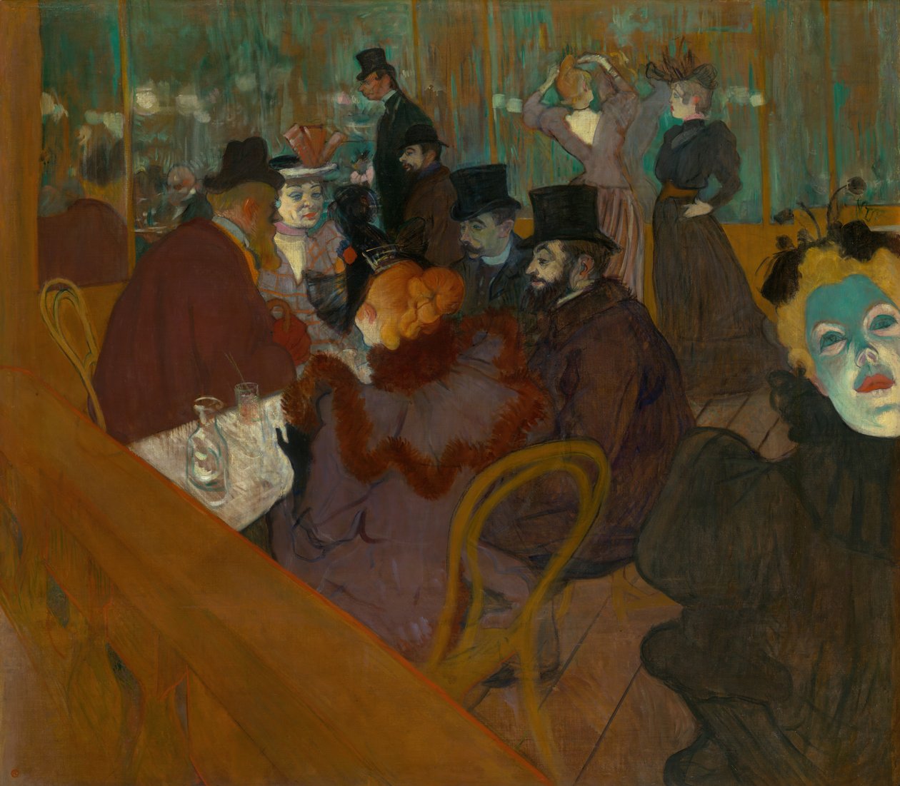 Moulin Rougessa, 189295. tekijältä Henri de Toulouse Lautrec